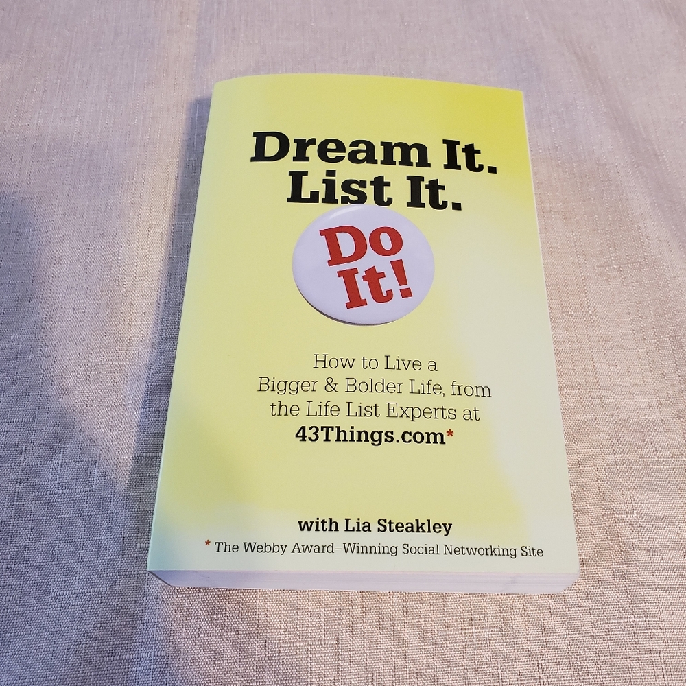 🎉5/$10 Dream It List It DO IT! Book